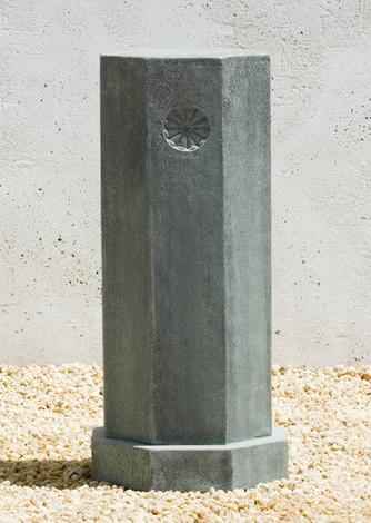 Campania International Cast Stone Tall Octagonal Pedestal Urn/Planter Campania International